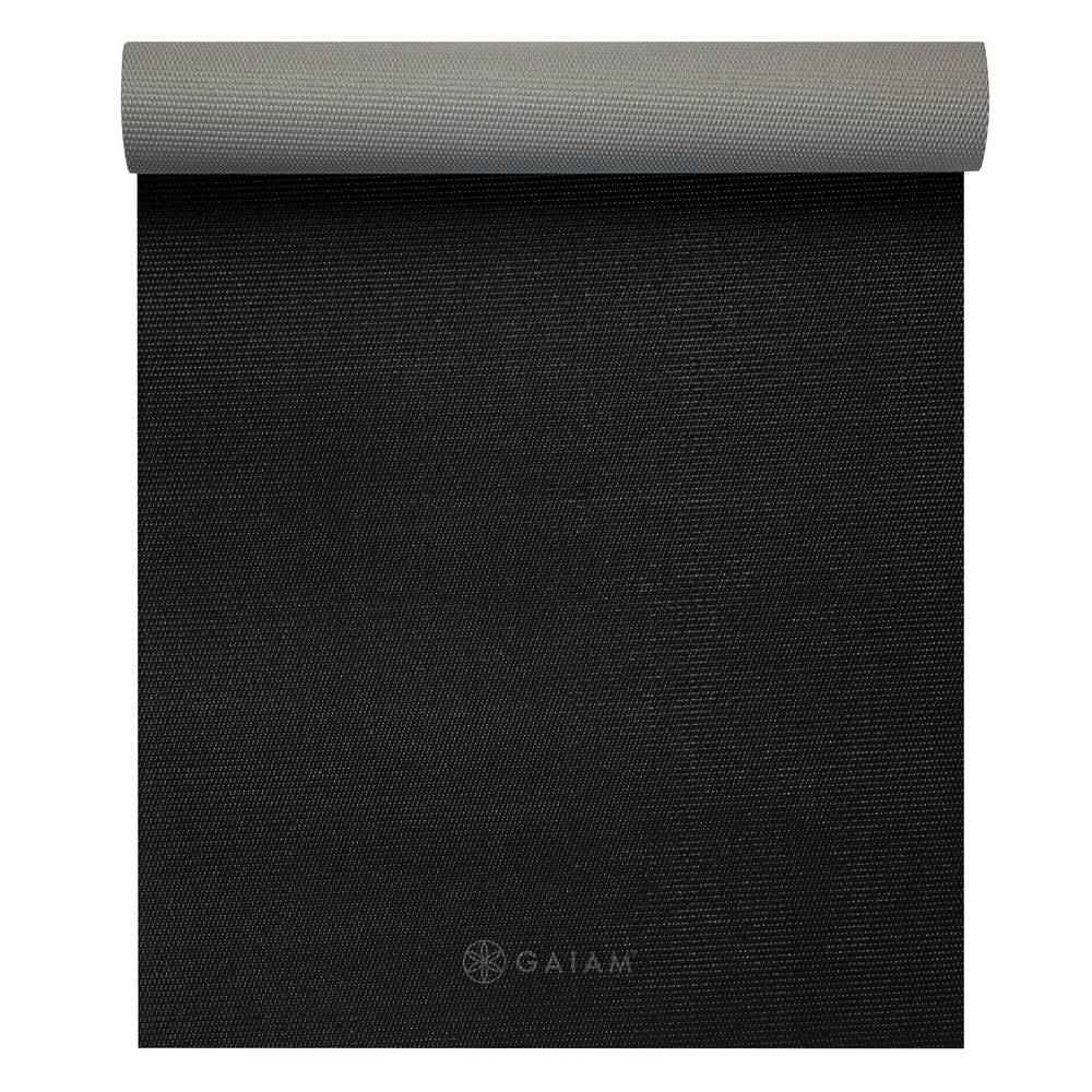 Gaiam 4Mm Yoga Mat 2-Color Granite Storm