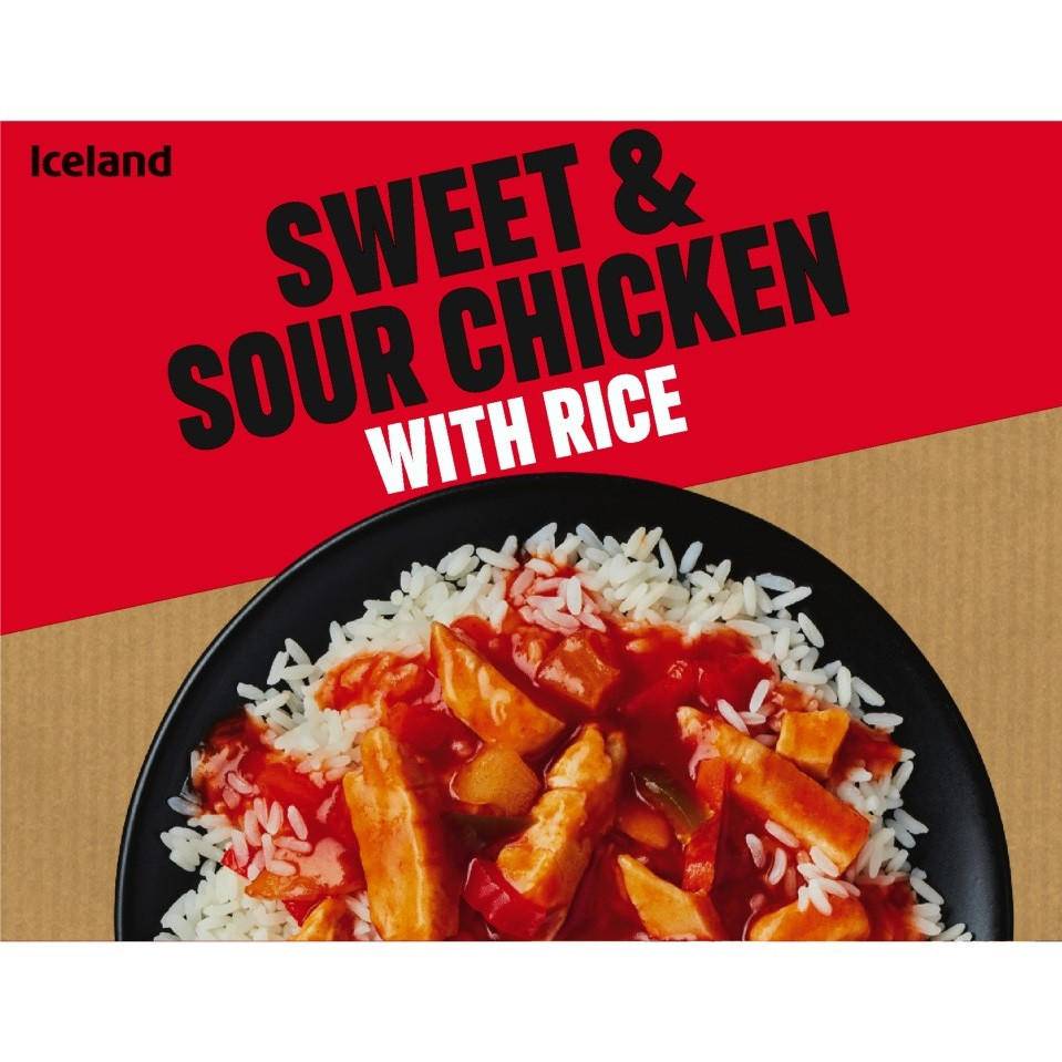 Iceland Sweet & Sour Chicken With Rice