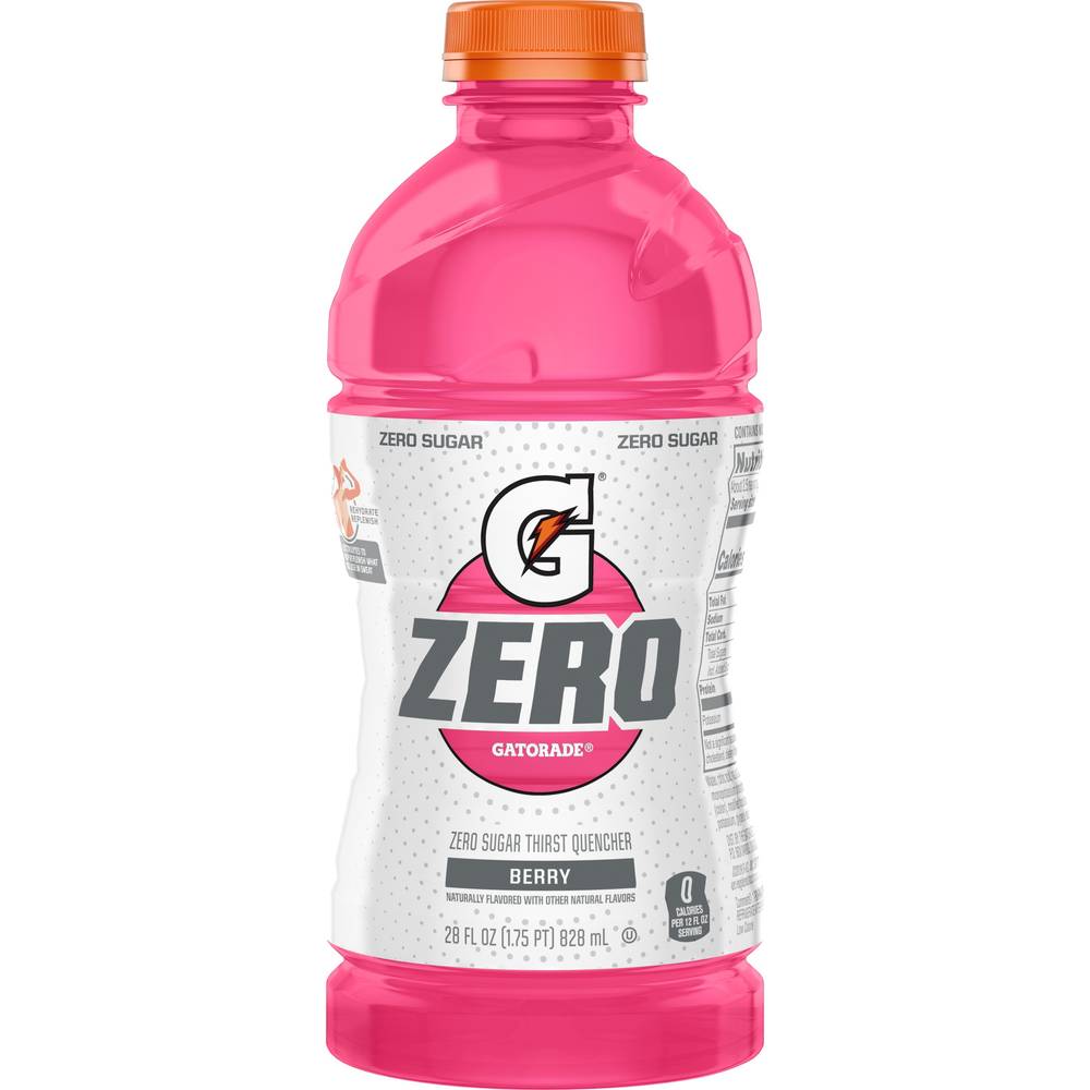 Gatorade Zero Sugar Thirst Quencher Sports Drink, Berry (28 fl oz)