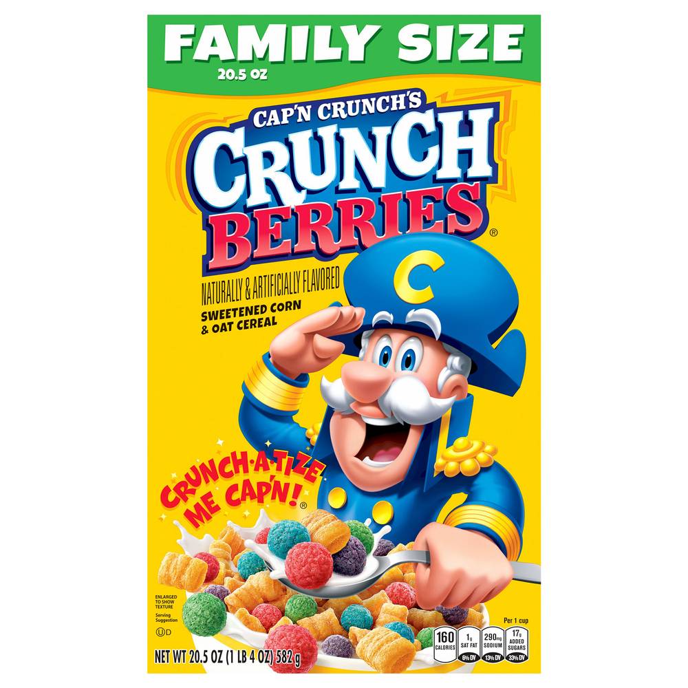 Cap'n Crunch Crunch Sweetened Oat Cereal Family Size (20.5 lbs)