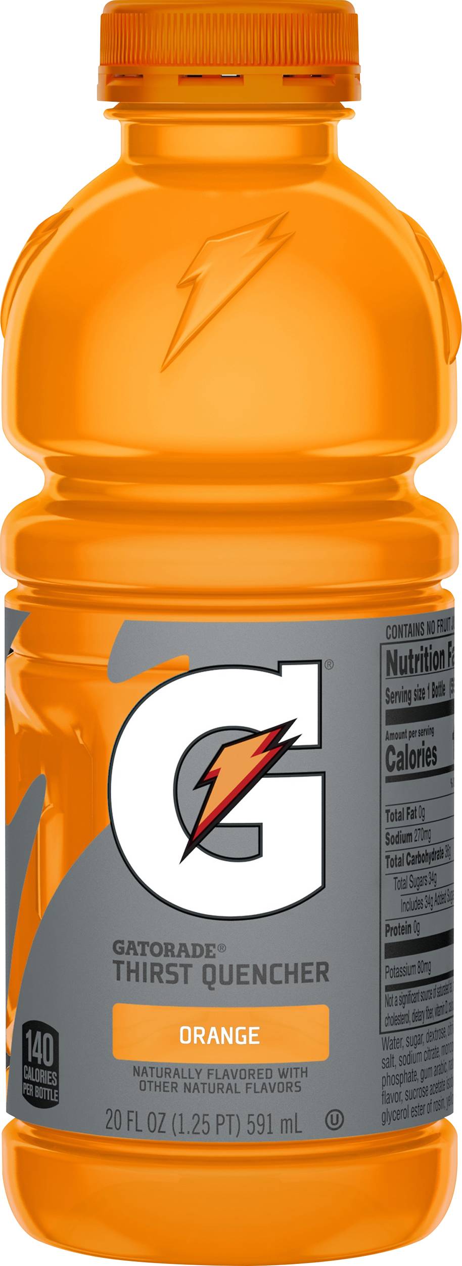 Gatorade Thirst Quencher Sports Drink, Orange (20 fl oz)