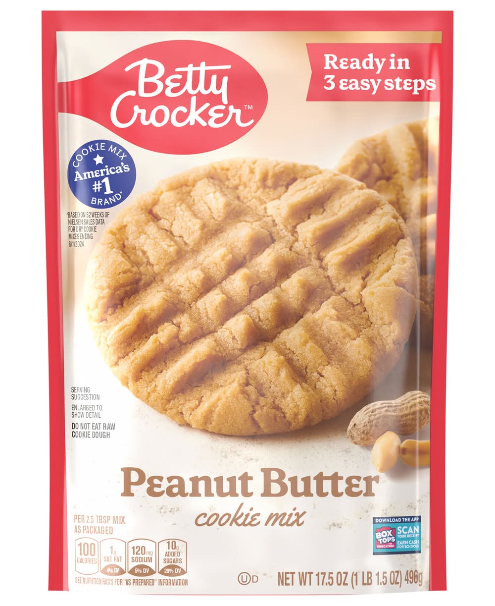 Betty Crocker Peanut Butter Cookie Mix (17.5 oz)