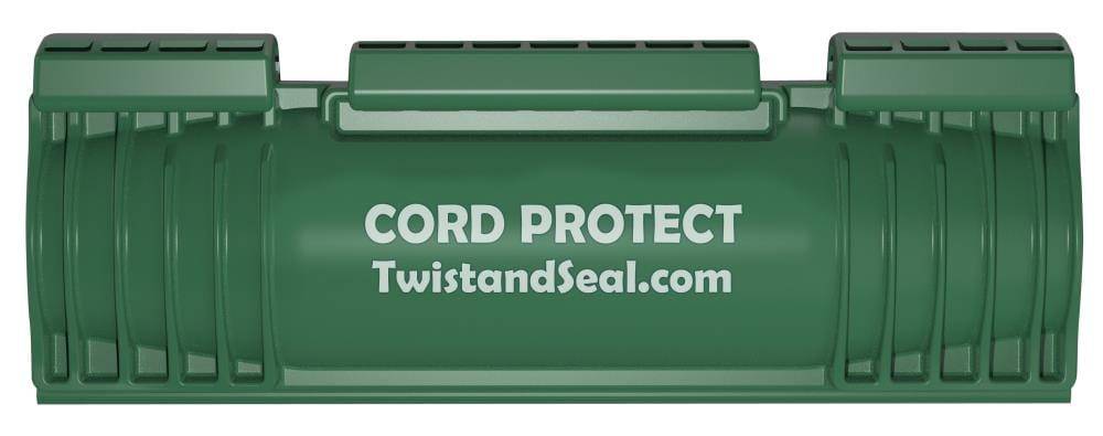 Twist and Seal Waterproof Extension Cord Plug Connection Protector - Keep Cords Together and Moisture Out - Ideal for Outdoor Use - No More Duct Tape Connections | TSCP-G-30P-SD