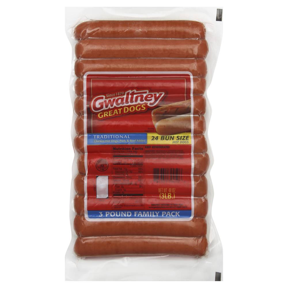 Gwaltney Chicken, Pork & Beef Sausages (24 ct)