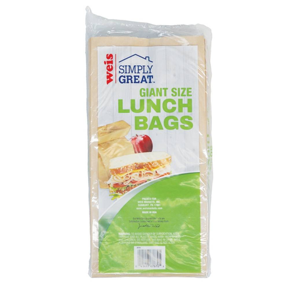 Weis Simply Great Lunch Bags Giant