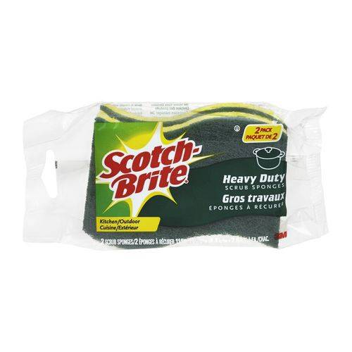 Scotch-Brite Heavy Duty Scrub Sponges (50 g)