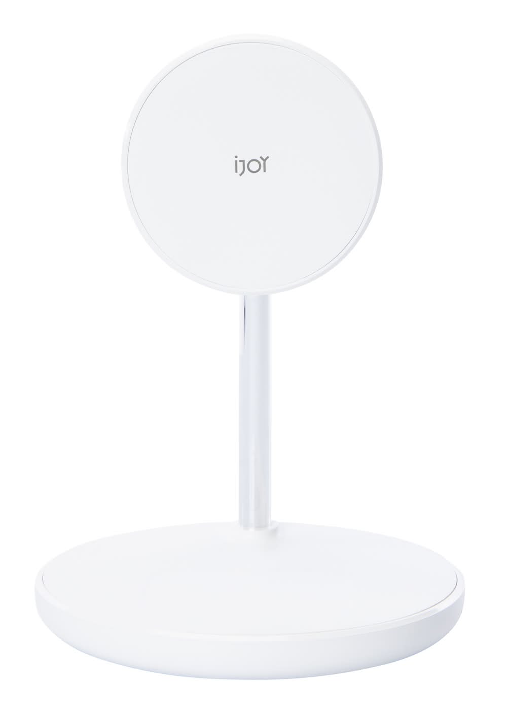 15W 2-In-1 Wireless Magnetic Charging Stand White