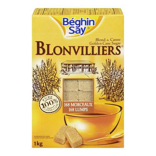 Le blonvilliers sucre en morceaux (1 kg) - golden cane sugar (1 kg)