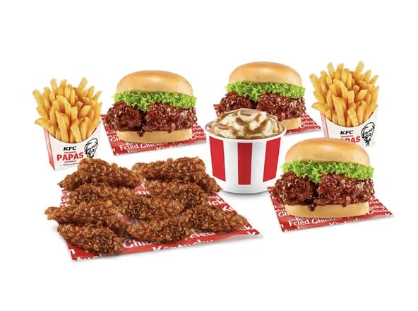 12 Ke Tiras + 3 Ke Tiras Burger