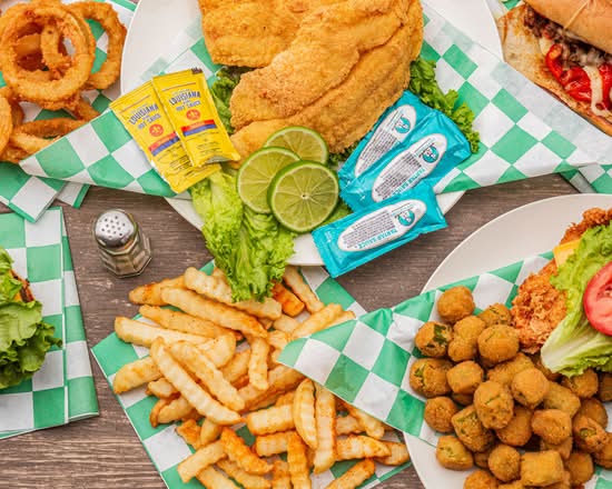 Delux Chicken Wings Fish Burgers Hibachi