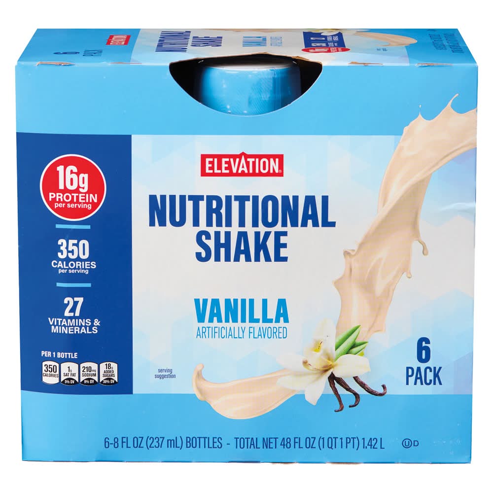 Elevation Vanilla Nutrition Shake