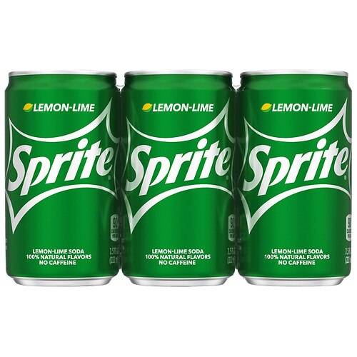 Sprite Soda, Lemon-Lime - 7.5 fl oz x 6 pack