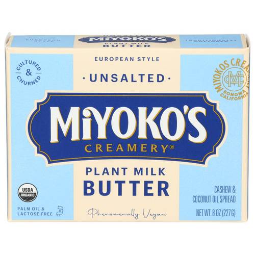 Miyoko's Organic Unsalted Cultured Vegan Butter