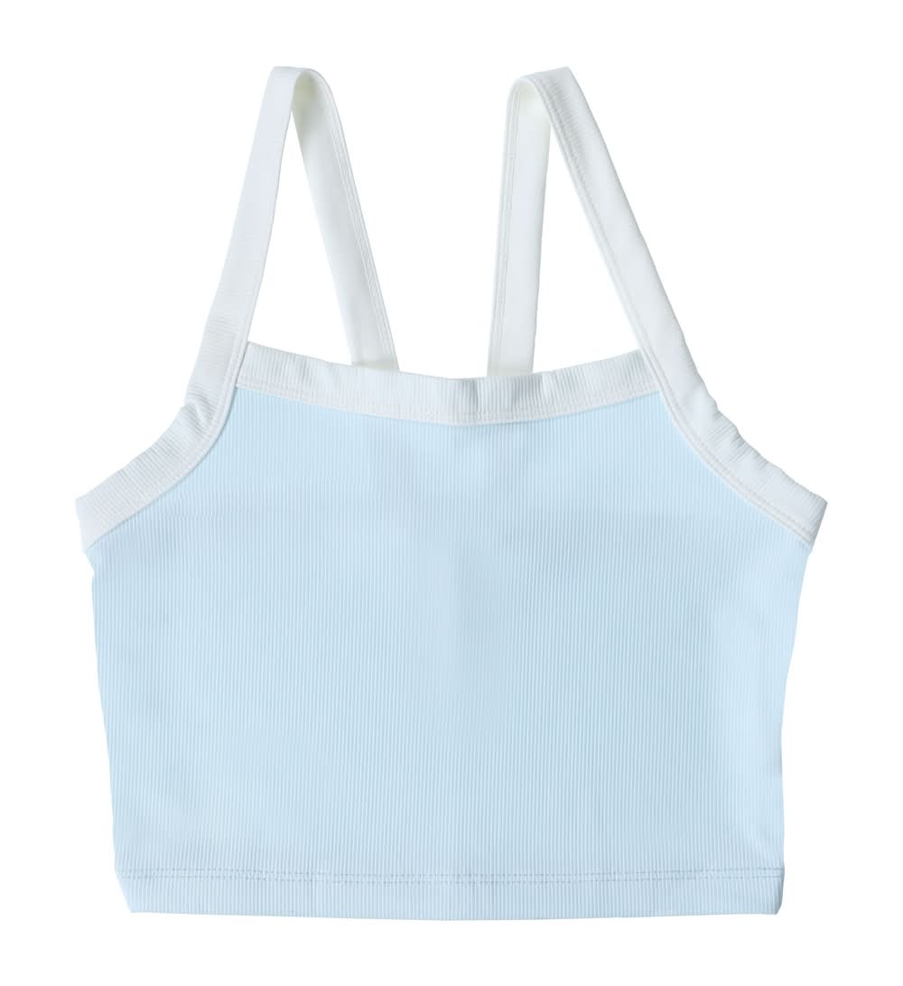 Juniors Series-8 Fitness™ Ribbed Tank Large Blue