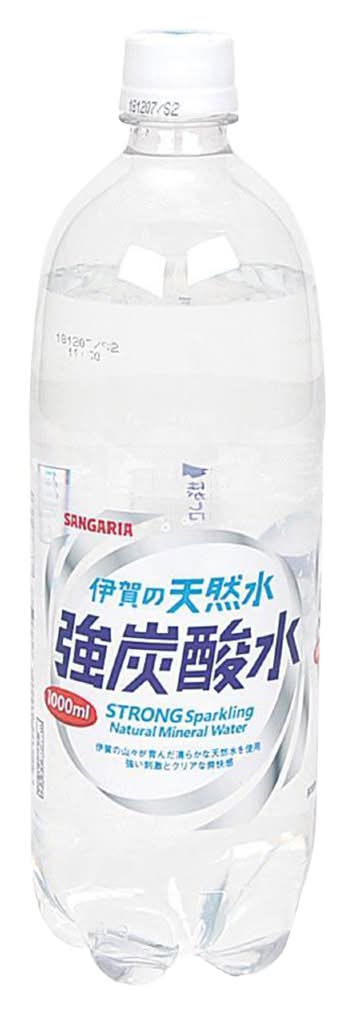サンガリア 伊賀の天然水強炭酸水 (1L)