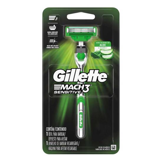 Gillette rastrillo recargable con cartucho (2 piezas)