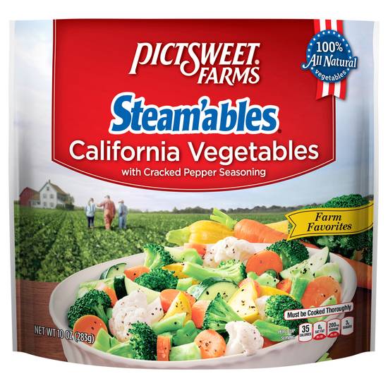 Pictsweet Farms Steam'ables California Vegetables With Cracked Pepper Seasoning