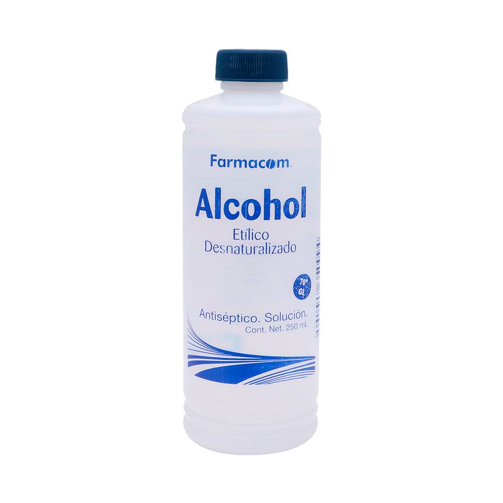 Farmacom · Alcohol desnaturalizado . (250 ml)