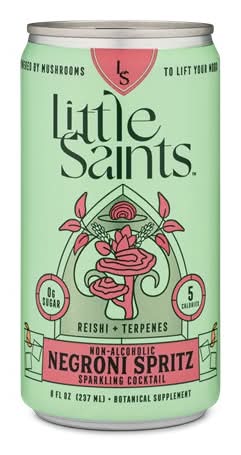Little Saints Negroni Spritz Non-Alcoholic Sparkling Cocktail Single Can