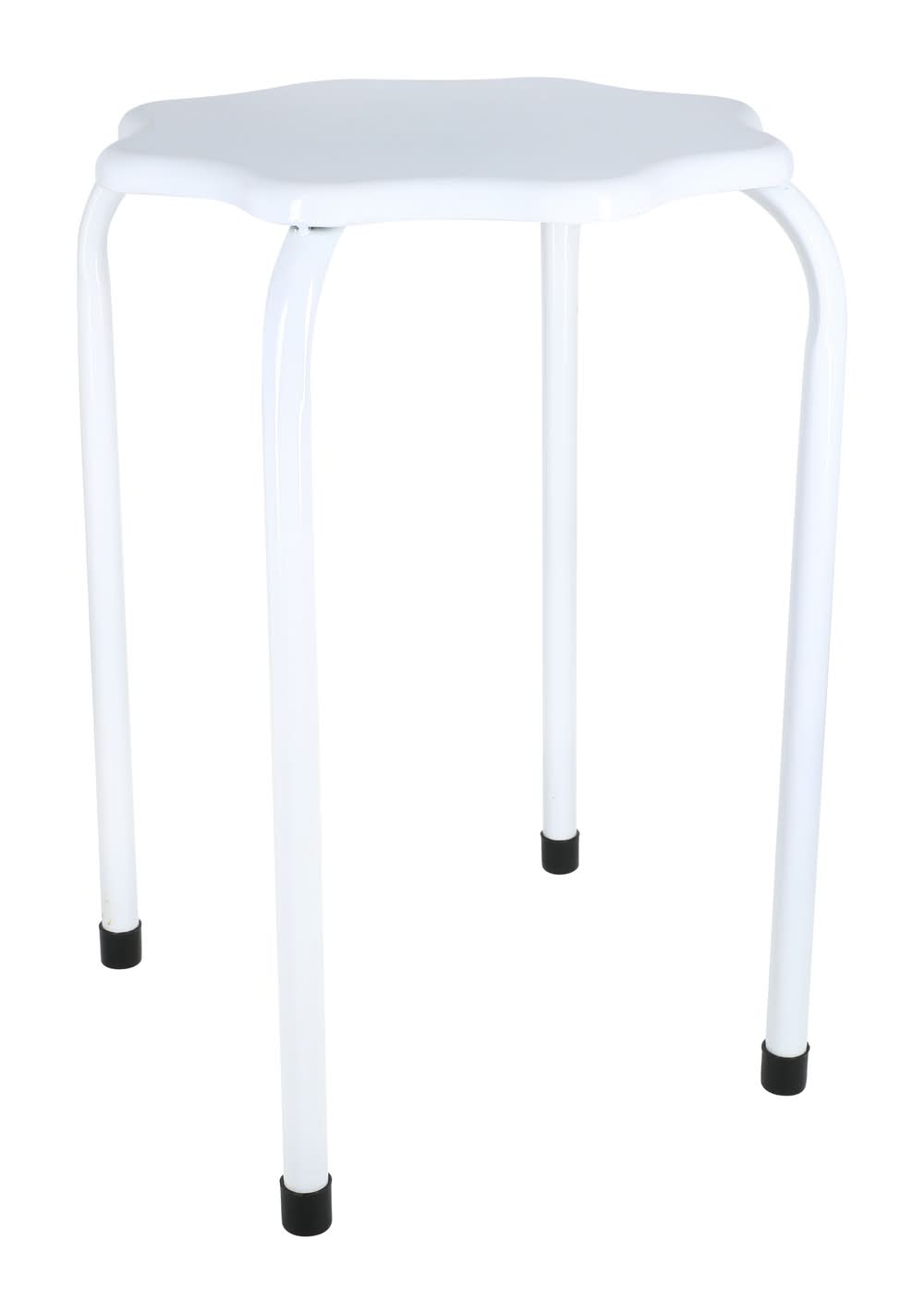 Metal Stool White