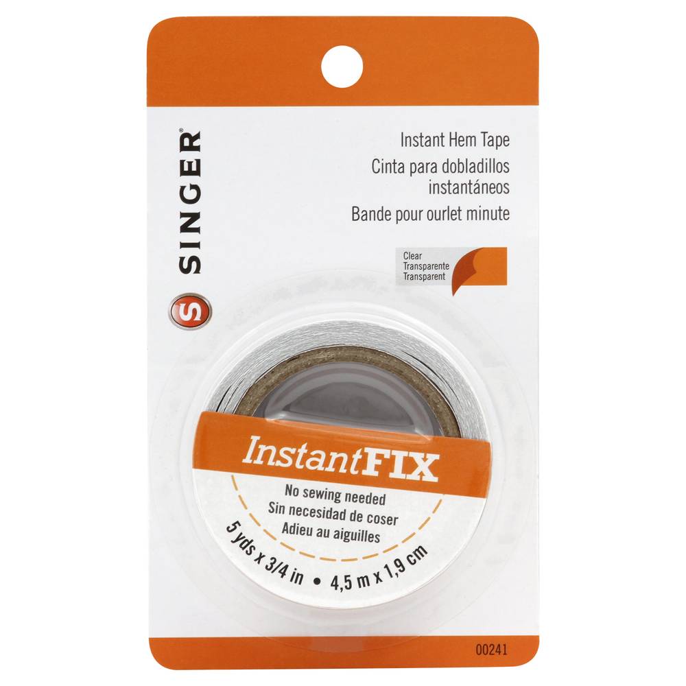 Singer Instant Fix Instant Clear Hem Tape (1.6 oz)