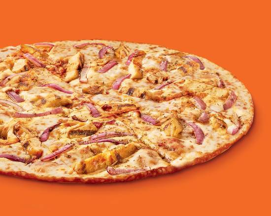 Thin Crust BBQ Chicken Pizza