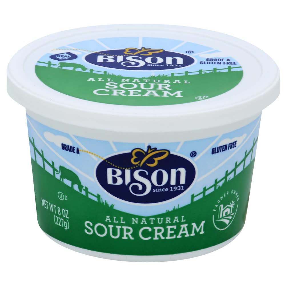 Bison All Natural Sour Cream (8 oz)