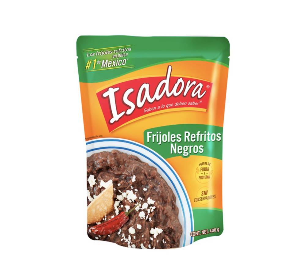 Isadora · Frijoles refritos negros (400 g)