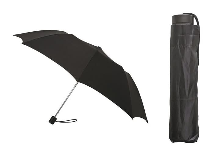 Rainbrella Black 42 In. D Compact Umbrella