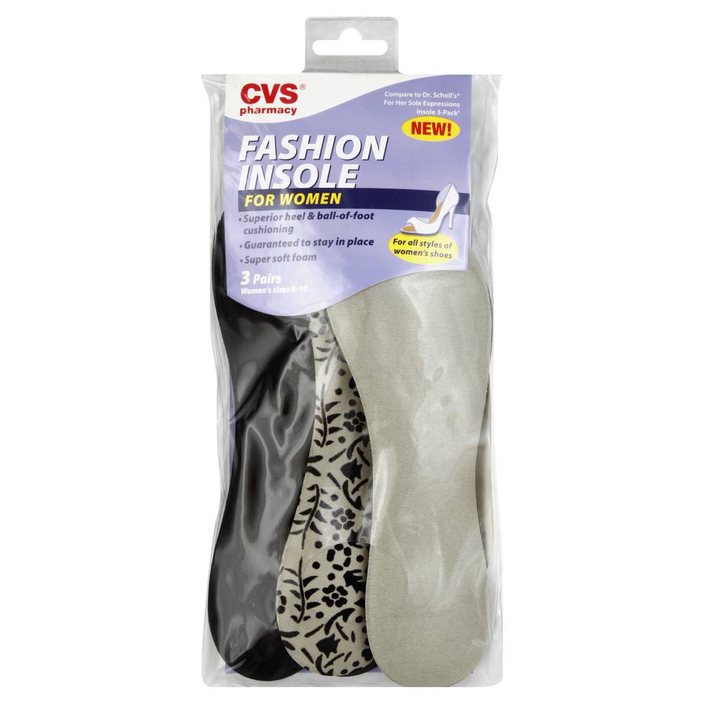 Cvs Pharmacy Fashion Insoles