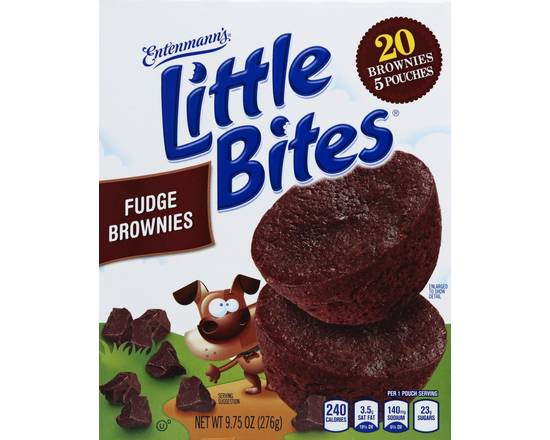 Entenmann's · Little Bites Fudge Brownies (20 brownies)