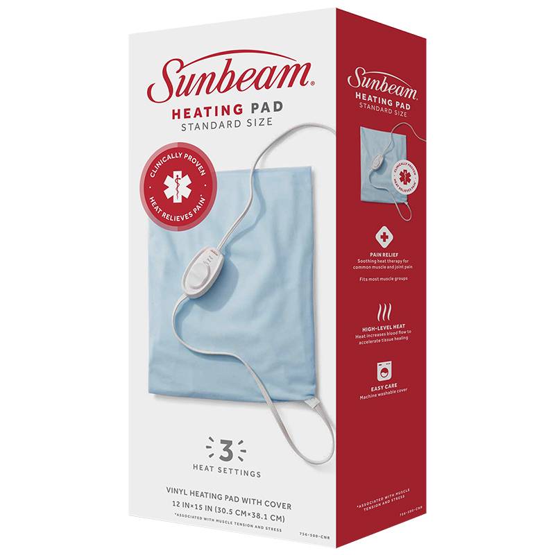 Sunbeam Heating Pad, 12 X 15 In