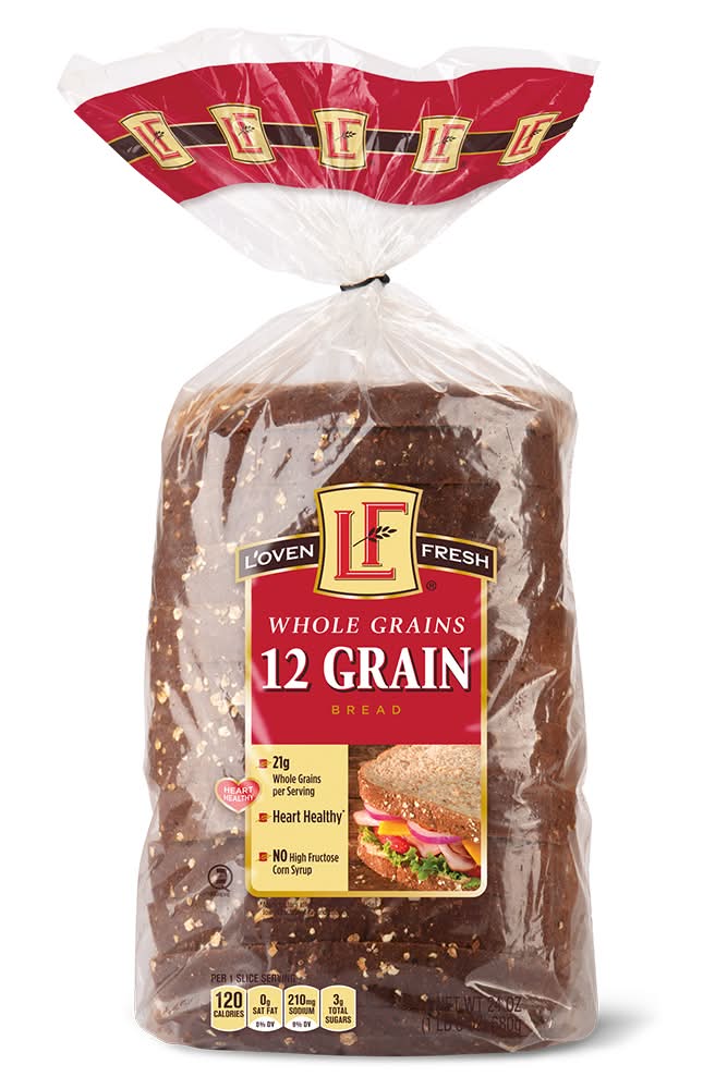 L'oven Fresh 12 Grain Wide Pan Bread