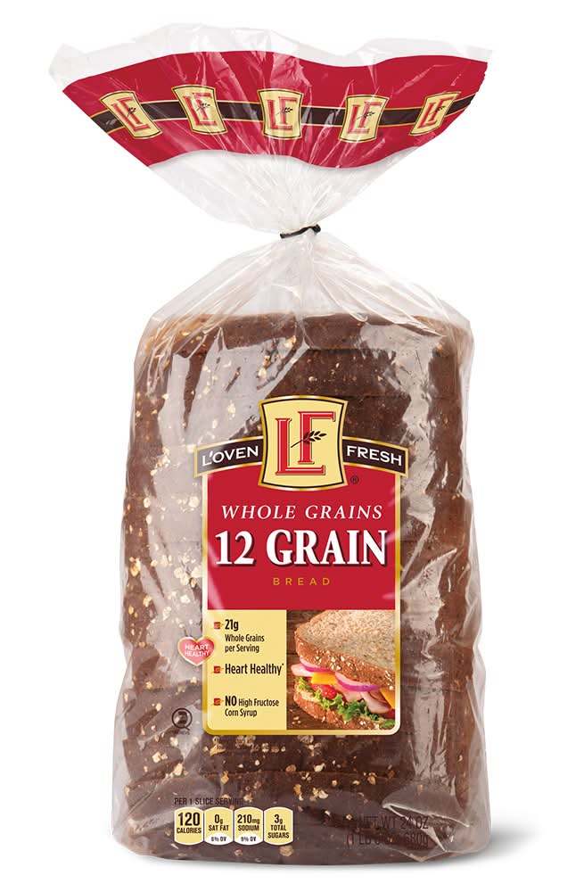 L'oven Fresh 12 Grain Wide Pan Bread