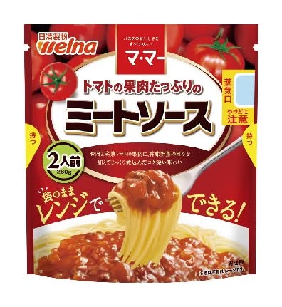 77466：マ・マー トマトの果肉たっぷりのミートソース 260G / Ma・Ma Tomato Tappuri Meat Souce