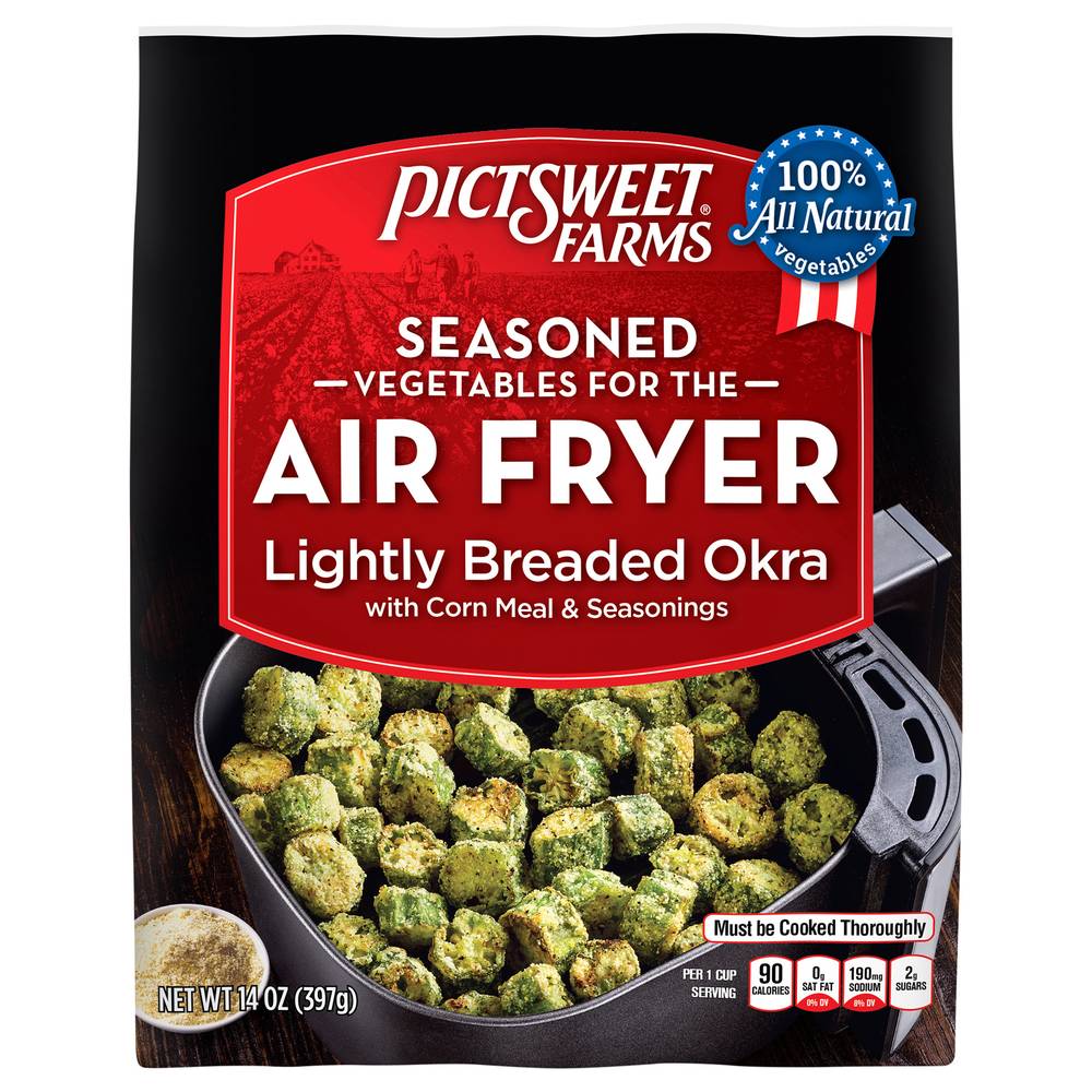 Pictsweet Farms Seasoned Air Fryer Lightly Breaded Okra (14 oz)