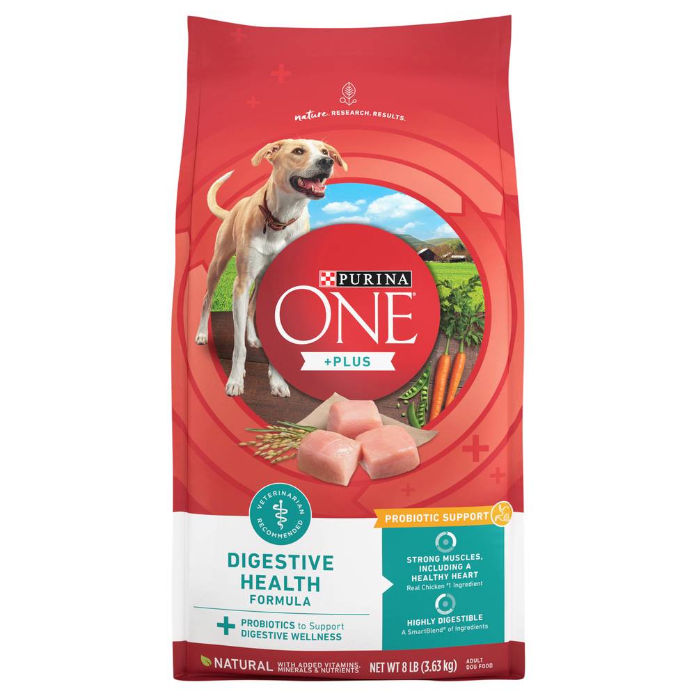 Purina One Plus Digestive Health Formula + Dog Food (8 lbs)