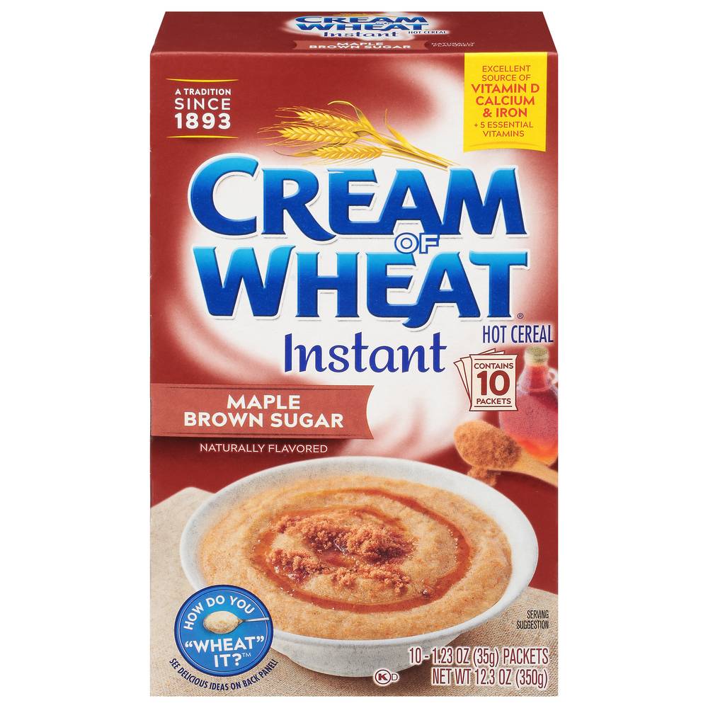 Cream Of Wheat Maple Brown Sugar Instant Hot Cereal (12.3 oz)