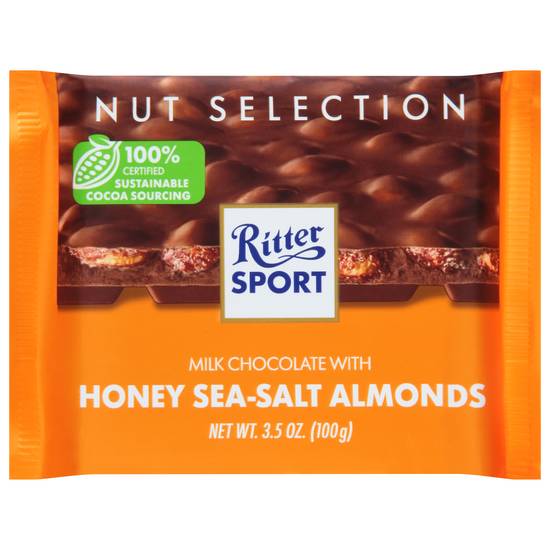 Ritter Sport Honey Sea-Salt Almonds Milk Chocolate