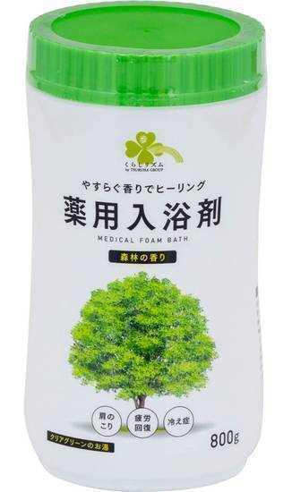 くらしリズム薬用入浴剤森林の香り８００ｇ:4582451683200