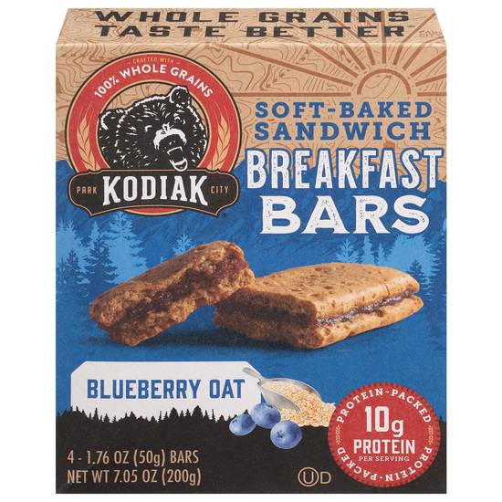 Kodiak Breakfast Bar Blueberry Oat (4 ct)