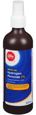 Life brand spray de peroxyde d'hydrogène à 3 % 10 v - 3% hydrogen peroxide spray 10v