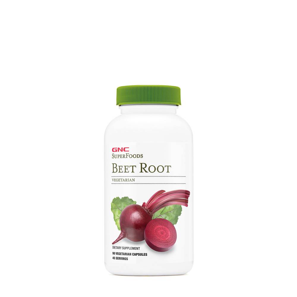 Gnc Superfoods Beet Root Vegetarian Capsules (90 ct)