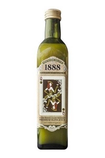 1888 Hand Pressed Olive Juice Dirtiest Martini Mix Premium Olive Juice (16.9 fl oz)