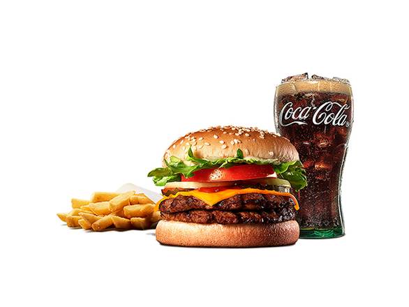 ダブルワッパー チーズJr.セット / Double Whopper Cheese Jr. Set