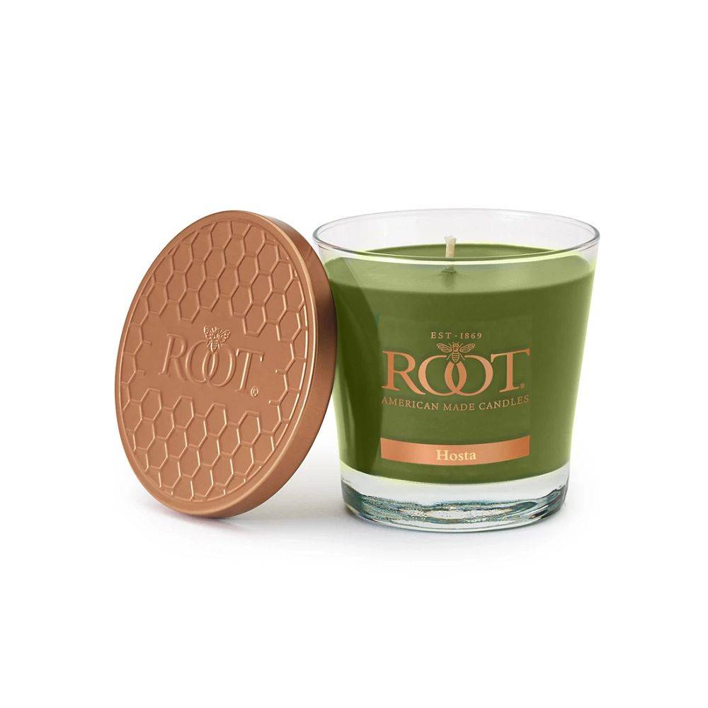 Root Candle Sm Vg Hosta Dark Olive