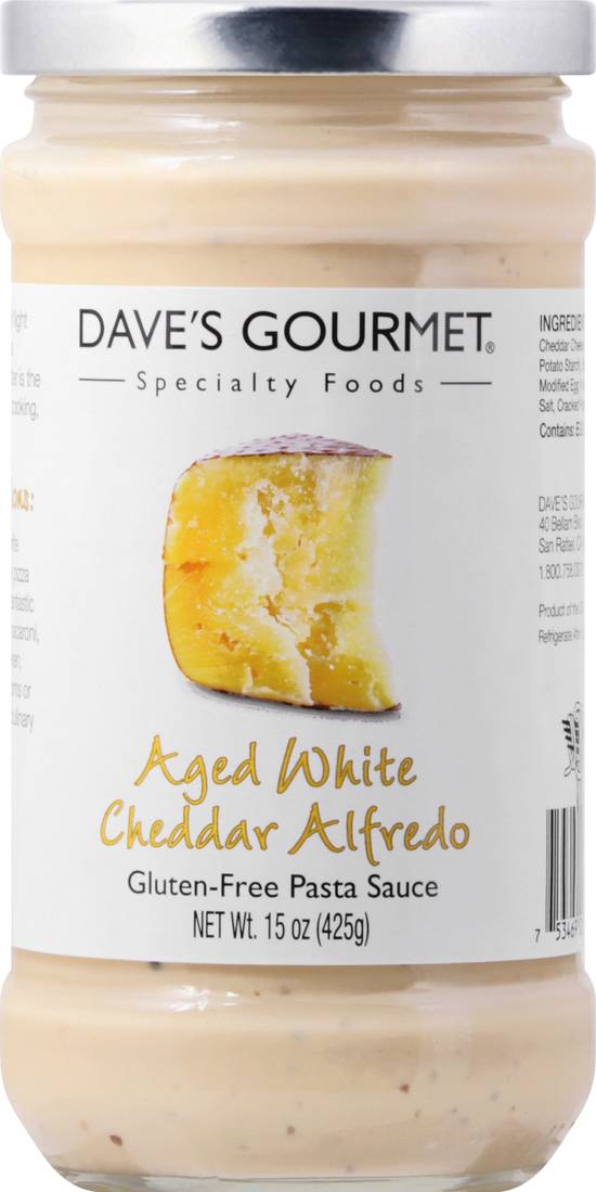 Dave's Gourmet Aged White Cheddar Alfredo Pasta Sauce Delivery Near You Uber Eats