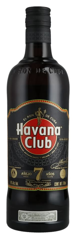 Havana Club · Ron añejo 7 años cuba (700 ml)