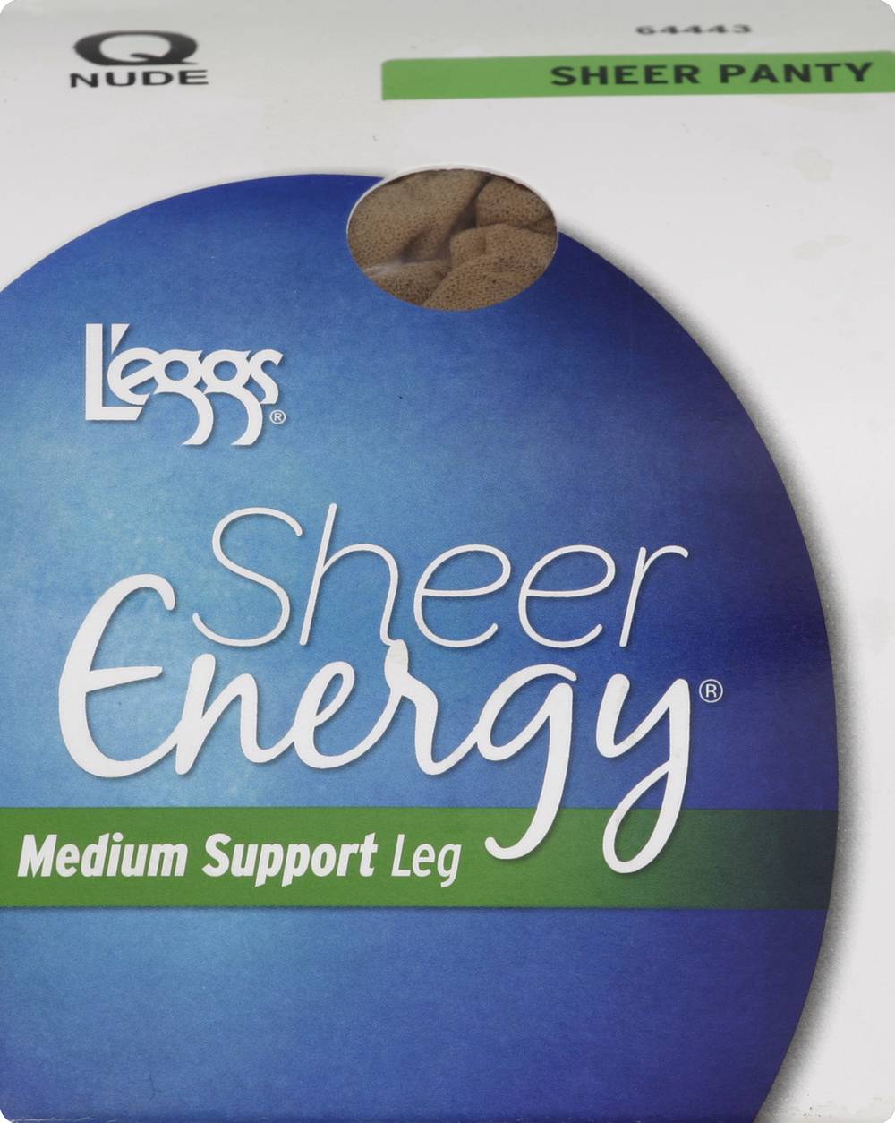 L'eggs Sheer Energy Medium Revitalizing Pantyhose, Multi