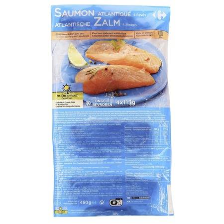 Pavés de saumon FILIERE QUALITE CARREFOUR - les 4 pavés de 115g